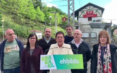 EH Bilduk Irun-Brinkola tren linearen transferentzia  eskatu du, tren zerbitzu gertuko eta segurua bermatzeko
