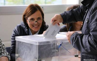 Azkoitiarren %42,61ak eman du botoa, 14:00etan