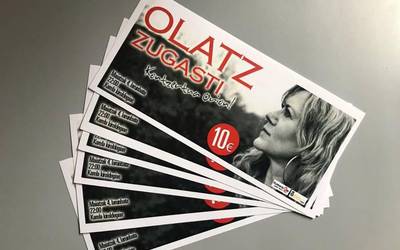 Zozketa: Olatz Zugastiren kontzerturako sarreren saridunak