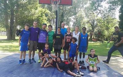 CBASKeko lau jokalari Nafarroako Saskibaloi selekzioko entrenamenduetan