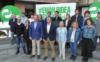 EAJk Lazkaorako duen proiektua garatzea jarraitzeko duen hautagaitza aurkeztu dute