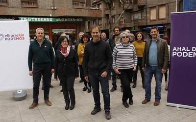 Elkarrekin Podemosek astelehenean aurkeztuko ditu Getxoko hautagaitza eta programa