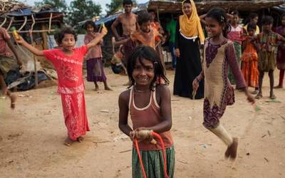 Rohingya etniako umeen aldeko ekimen solidarioa, Erandiogoikoan