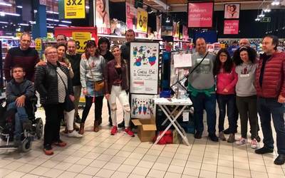 Geu Bek 4.200 euro lortu ditu Eroskin egindako errifagaz