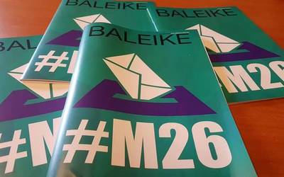 Alkategaiei elkarrizketak maiatzeko Baleike aldizkarian