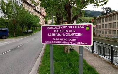 Indarkeria matxistaren aurkako seinaleak