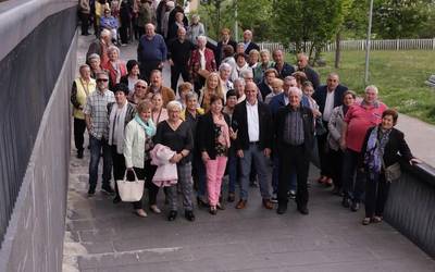 Erretiratuen Eguna ospatu dute Aretxabaletan 150 lagun inguruk