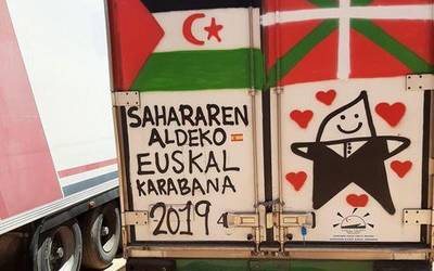 Kamioikada bat elkartasun, Saharako errefuxiatuen kanpamentuetara