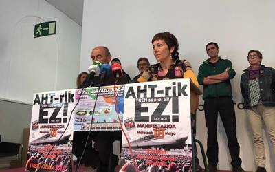 Abiadura Handiko Trena "ahantzi" egin dute alderdiek hauteskunde kanpainan
