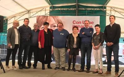 Ekitaldi politikoa egin du Geroa Baik Urdazubin