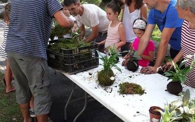Kokedama tailerra antolatu dute datorren iganderako