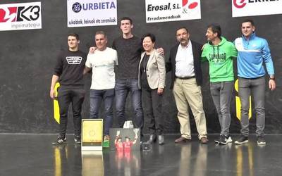 'Harmailatik' kronika: Beñat Rezusta pilotariari omenaldia