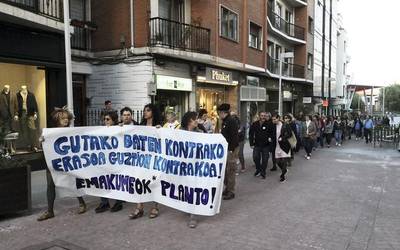 Azken eraso matxistak salatu dituzte Getxon