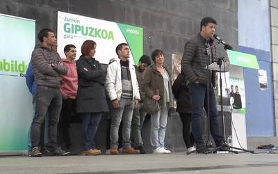 Igor Zapirain, Ibarrako EH Bilduko alkategaia “gogoz eta ilusioz” agertu da