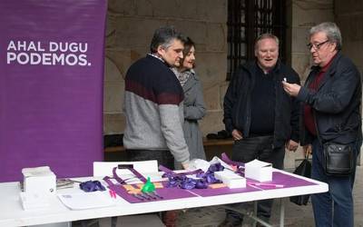 Bergarako Ahal Dugu Podemosek "politikaren ikuspegi soziala duen programa" aurkeztu du