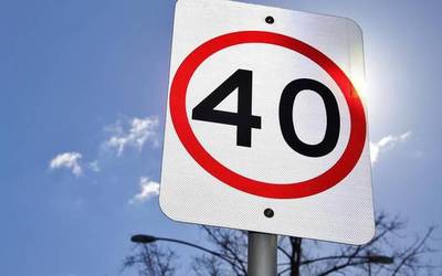 40km orduko abiadura muga ezarri dute Arraizko Bentetako errepidean