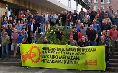 LAB: "Metalgintzan grebara joatea beste biderik ez digu utzi patronalak"