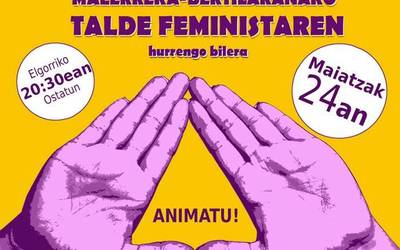 Malerreka-Bertizaranako talde feministak bilera eginen du maiatzaren 24an