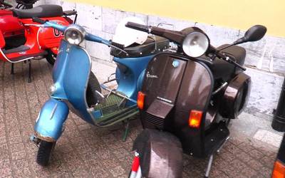 Lambretta eta Vespa Topaketa egin zuten Azpeitian