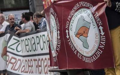 AHTren kontrako eta tren soziala bultzatzearen aldeko jarrera hartu dute alderdi politiko batzuek