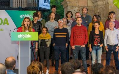 Oñatik behar duen proiektua EH Bilduk ordezkatzen duela aldarrikatu dute azken ekitaldian