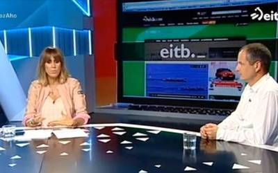 Josu Waliño ETB1eko 'Ahoz aho' saioan izan da