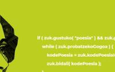 Kode-poesia,  edo  kode  eta  poesiaren  arteko  hibridazioa