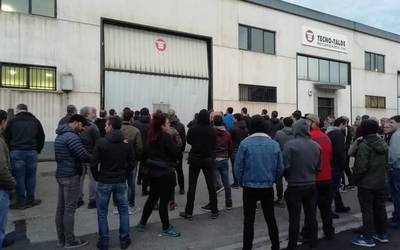 Durangaldean metalgintzako grebak %90eko jarraipena dauka sindikatuen arabera