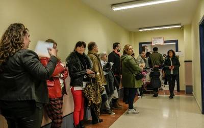Nabarmen igo da parte hartzea eskualdeko ia udalerri guztietan, 18:00etako datuen arabera