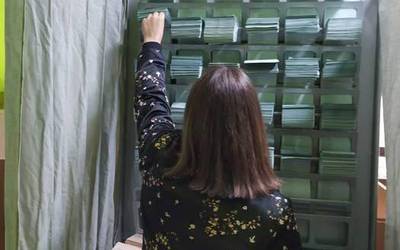 Eskuina nagusitu da Sara eta Senperen Europako hauteskundeetan