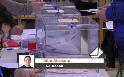 Beasaingo EAJko Aitor Aldasororen iritzia Udal Hauteskundeetako emaitzen inguruan