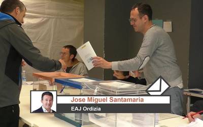 Ordiziako EAJko Jose Miguel Santamariaren iritzia Udal Hauteskundeen inguruan
