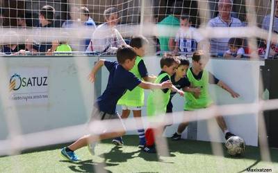 Iaz baino 30 talde gehiago 3x3 Futbol Festan