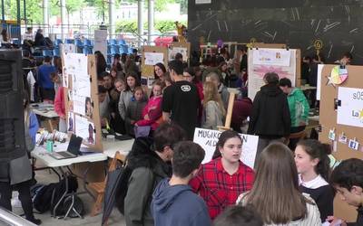 La Salle ikastetxeko ikasleek proiektuak aurkeztu zituzten