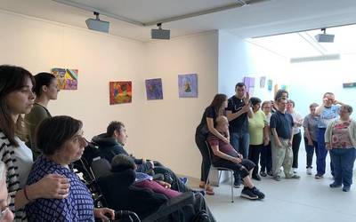 Garaguneko erabiltzaileen lanak ikus daitezke kultura etxean