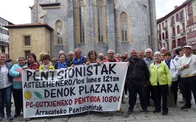 Pentsio duinak aldarrikatzeko manifestazioa egingo dute astelehenean