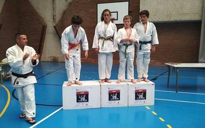 Soraluzeko judoka gazteak Ondarroan