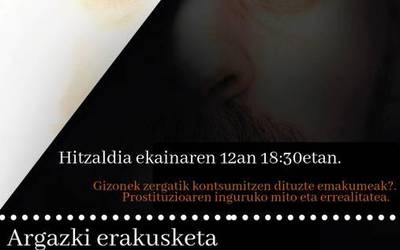 'Prostituzioaren bi aldeak' erakusketa jarri dute Apeztegiberriko ganbaran