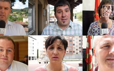 Karguak hartuta, datozen lau urteetako erronkei begira jarri dira Aiaraldeko alkateak