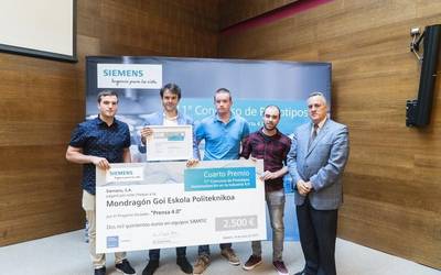 Mondragon Unibertsitateko ikasleak laugarren, 11. Siemens prototipo lehiaketan