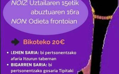 Emakumeen arteko binakako pala txapelketa antolatu du Mugimendu Feministak