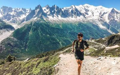 Joseba Diaz, zazpigarren Chamonix-Mont Blanc kilometro bertikalean