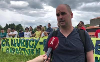 Cie Alurecyko langileak, protestan