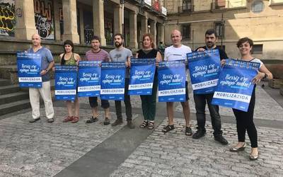 Presoen alde lan egiteagatik auziperatutako47 pertsonen aldeko manifestaziora deitu dute uztailaren 5erako
