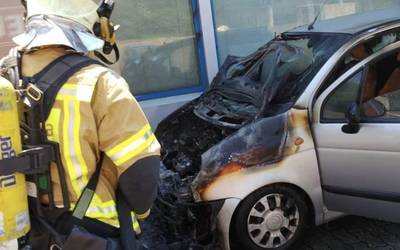 Auto batek su hartu du Berrizen, Eituako industrigunean