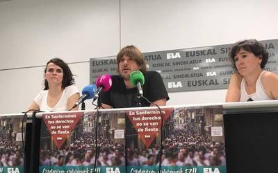Sanferminetan ostalaritzan izaten den "esplotazioa" salatu du ELA sindikatuak