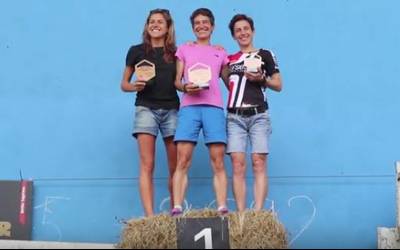 Nerea Amilibiak hirugarren egin du Uxue Trail Mendi Lasterketan