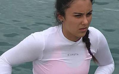 Nerea Martin Aragon Raspas Arrauneko kirolariak Espainiako errekor berria egin du arraun-ergometroan