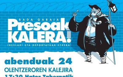 Bada garaia, presoak kalera! Iheslari eta deportatuak etxera!
