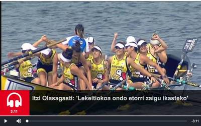 Asteburuko garaipenez jardun dira Olasagasti eta Salsamendi Euskadi Irratian
